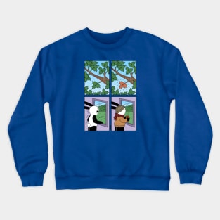 Buni Leaf Peep Crewneck Sweatshirt